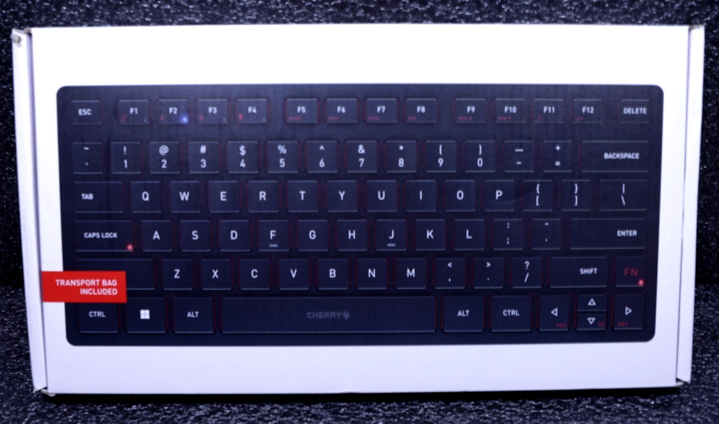 Genuine CHERRY KW 9200 Mini Wireless Slim Keyboard – Black – Multi‑Device