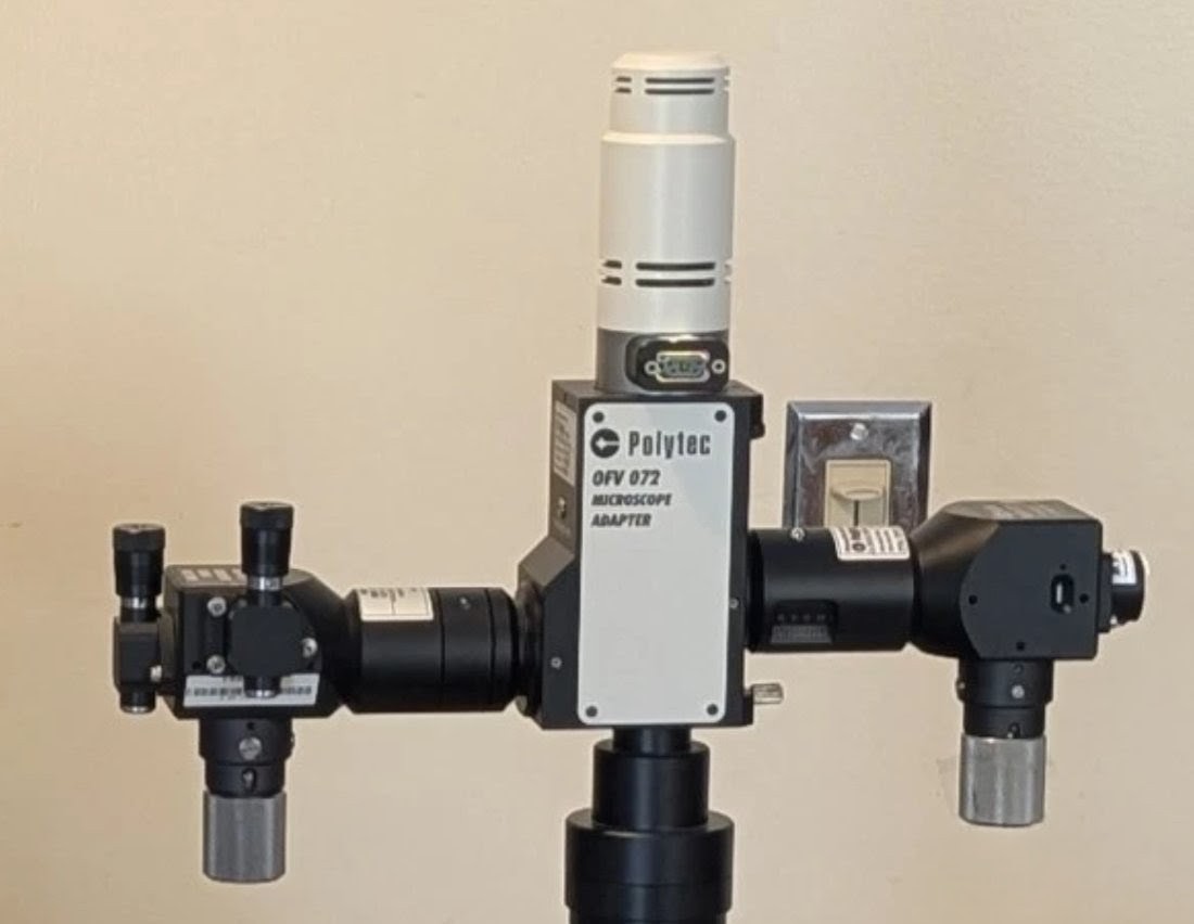 Polytec Microscope Scanning Laser Doppler Vibrometer Vibration Head