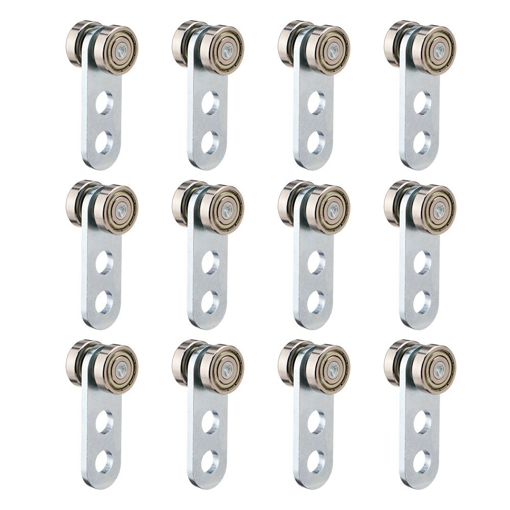 12 Pack 2 Wheel Trolley Rollers for 1-5/8" Wide & 1-5/8" Taller Strut Channel