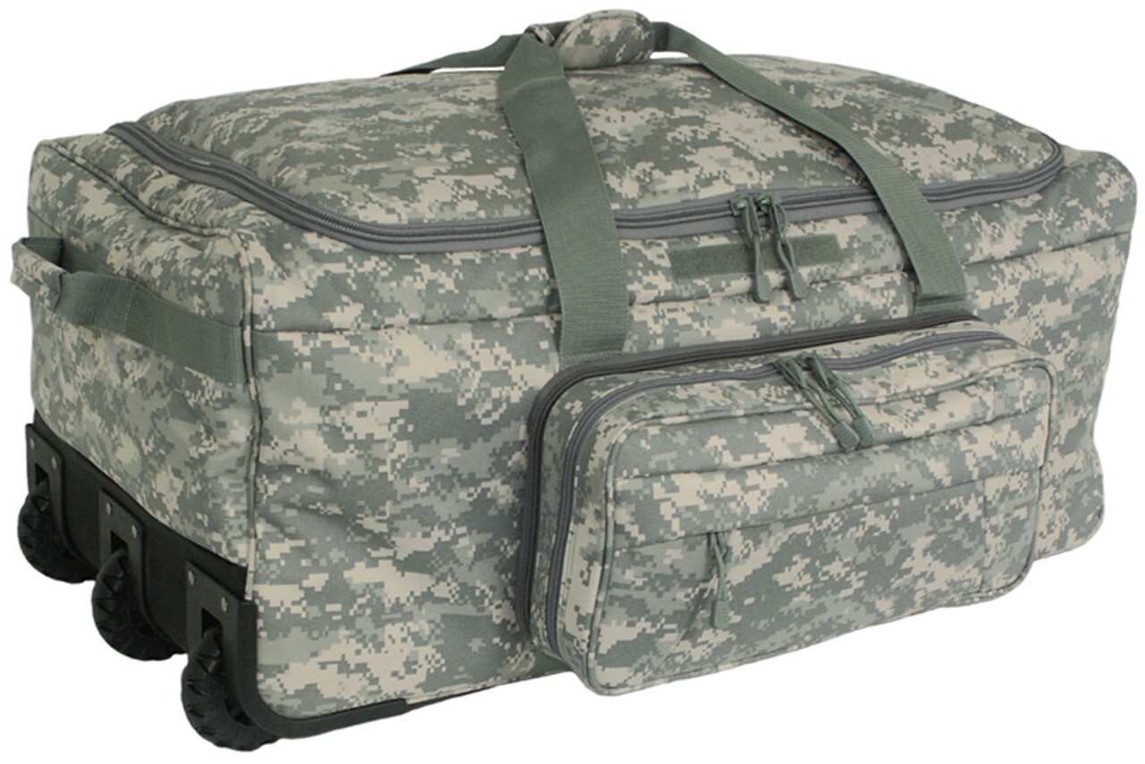 Code Alpha Army Digital Camo Deployment/Container Bag w/ Tri-Wheel
