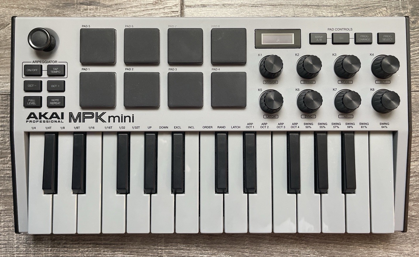 Akai Professional MPK Mini MK3 Special Edition Gray MIDI Controller Open Box