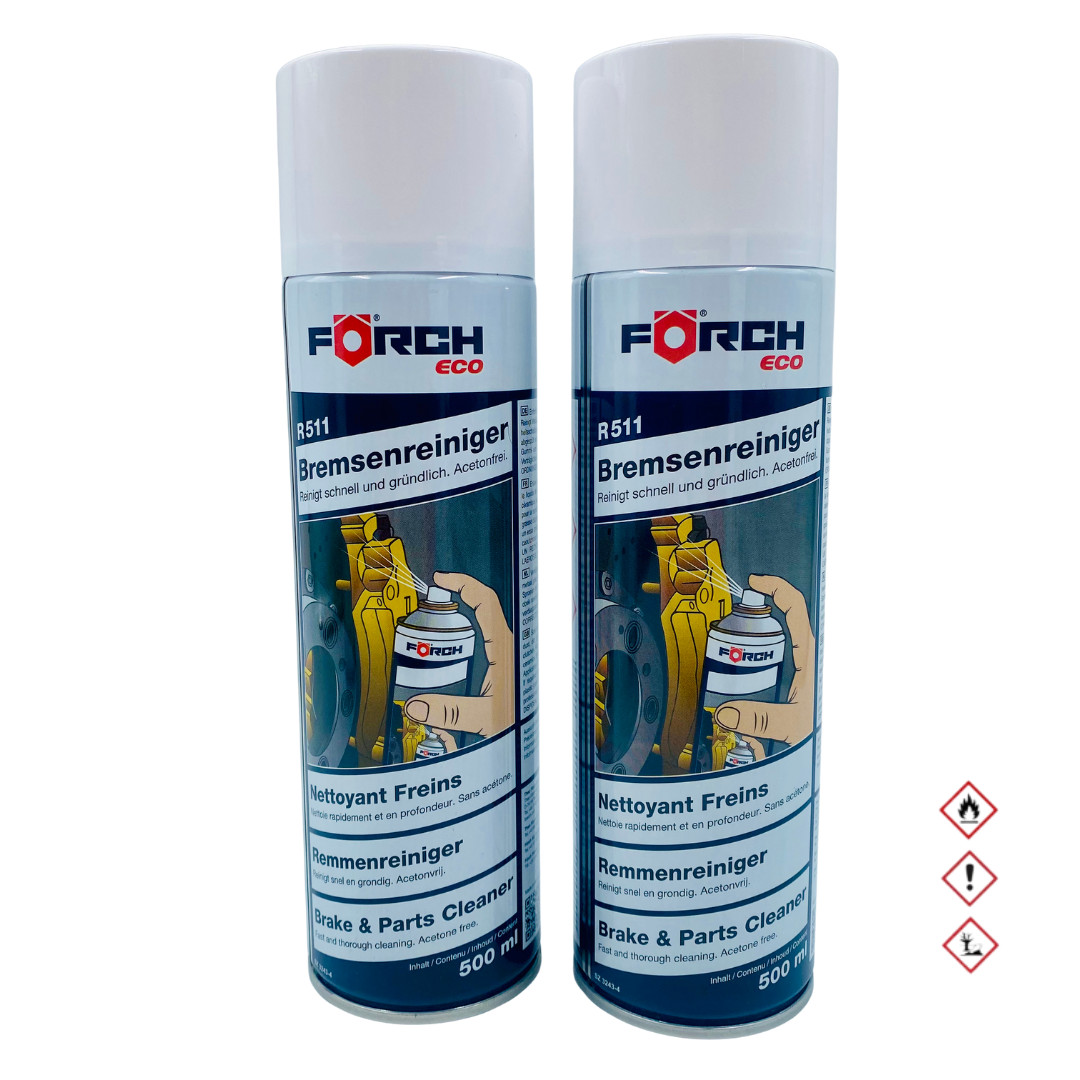 2x Förch Bremsenreiniger ECO Teilereiniger 500ml Montagereiniger R511 Acetonfrei