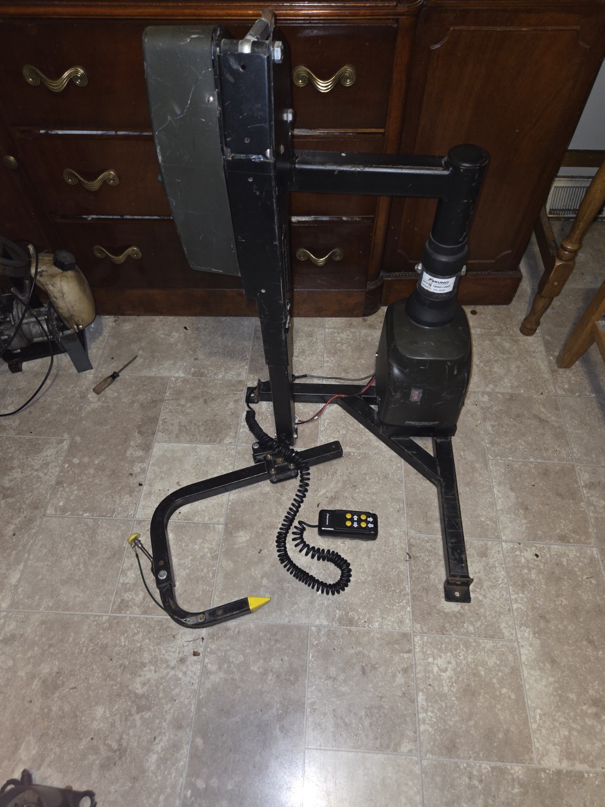 Bruno VSL-6000 Wheelchair Lift w/ Remote Control, Black, MPN 18060110951