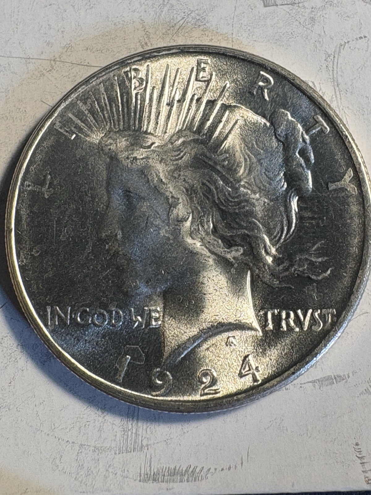 1922-1925 - 90% Silver Peace Dollar Random Year/Mint BRILLIANT UNCIRCULATED BU