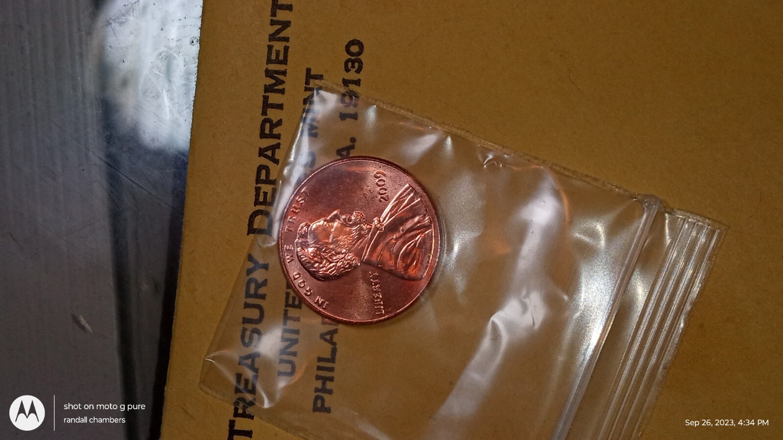 2009 lincoln bicentennial cent