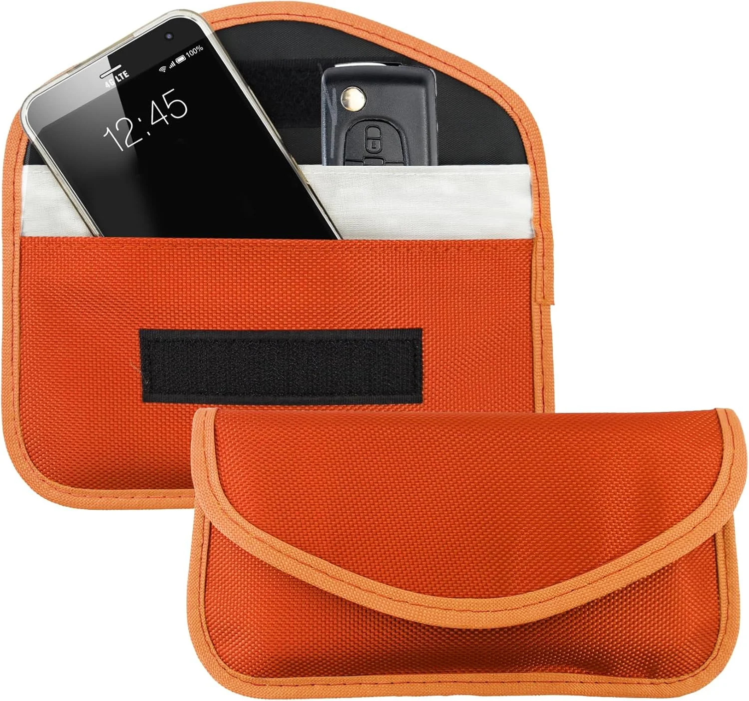 2PCS Faraday Bags for Phone and Car Keys, Key Fob Protector, Cell Phone Keyless