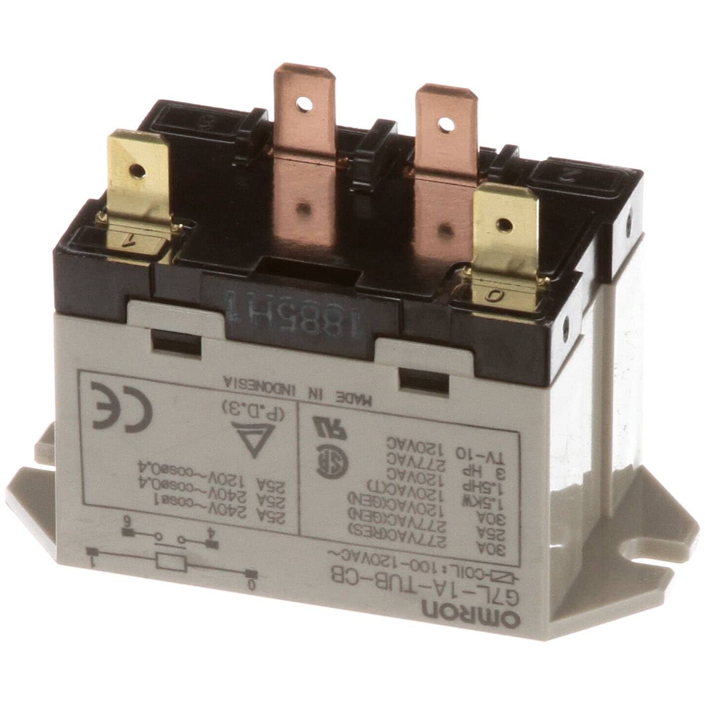 CARTER HOFFMAN 186020298 Relay Ac 100/120V Omron