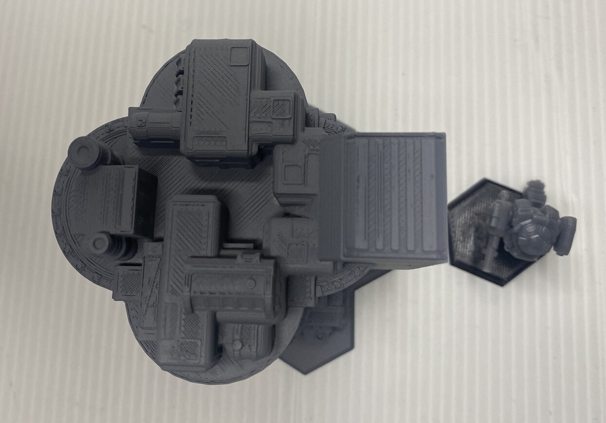 Planetary Strategic Command w/ Hex Base Tabletop War Game Terrain Battletech 6mm