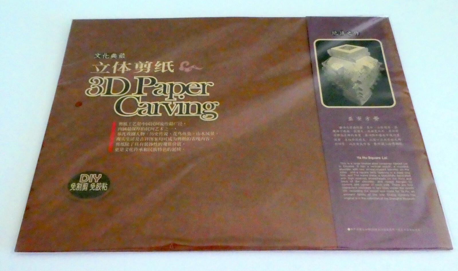 3D Paper Carving Lattern project from Shanghai Museum Ya Hu Square Lei SEALED