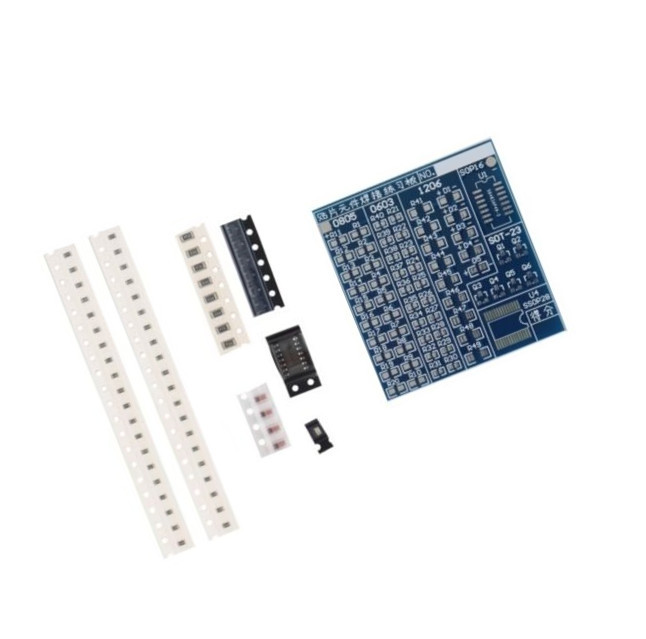 1PCS SMT SMD Component Welding Practice Board Soldering Practice DIY Kit NEW