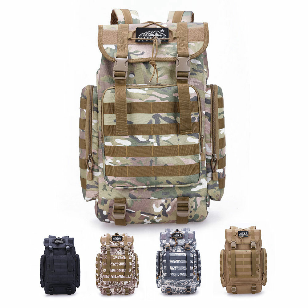 Sirius Survival “The Rambler” - 40L Tactical Backpack with MOLLE Webbing, 5 Clrs