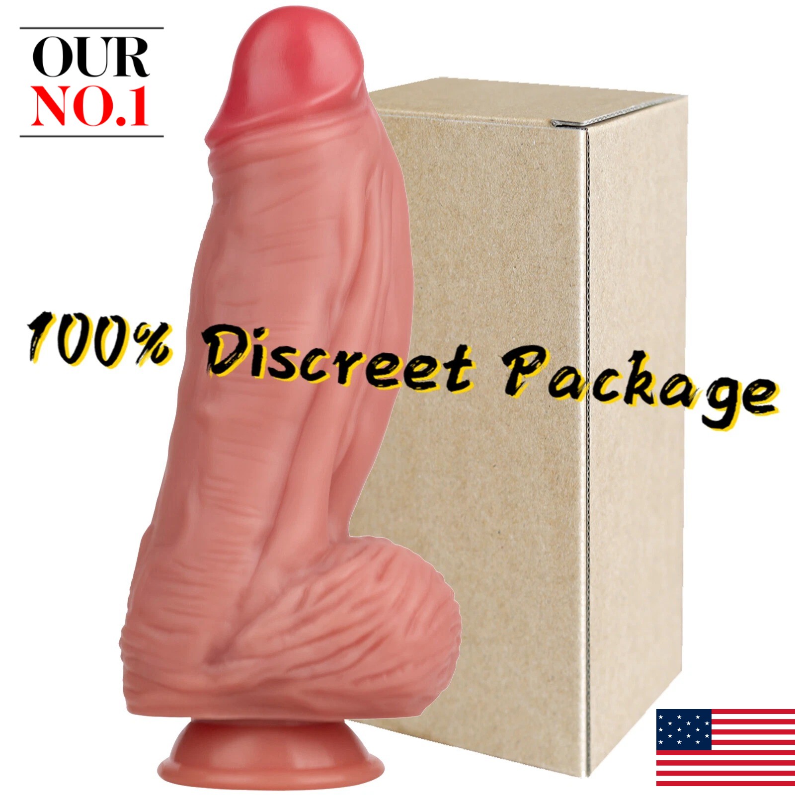 Silicone HUGE Realistic Thick Big Penis Dildo Dong Anal G-spot Sex Toy for Women