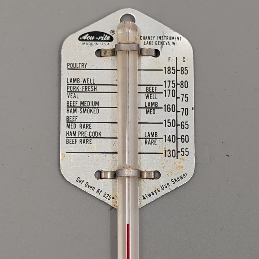 Vintage Acu-rite Meat Thermometer 5.5"