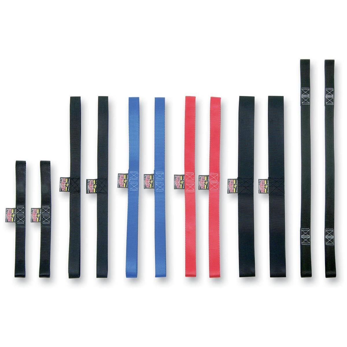 Powertye 42182 1in. Soft-Tye Extensions - Black