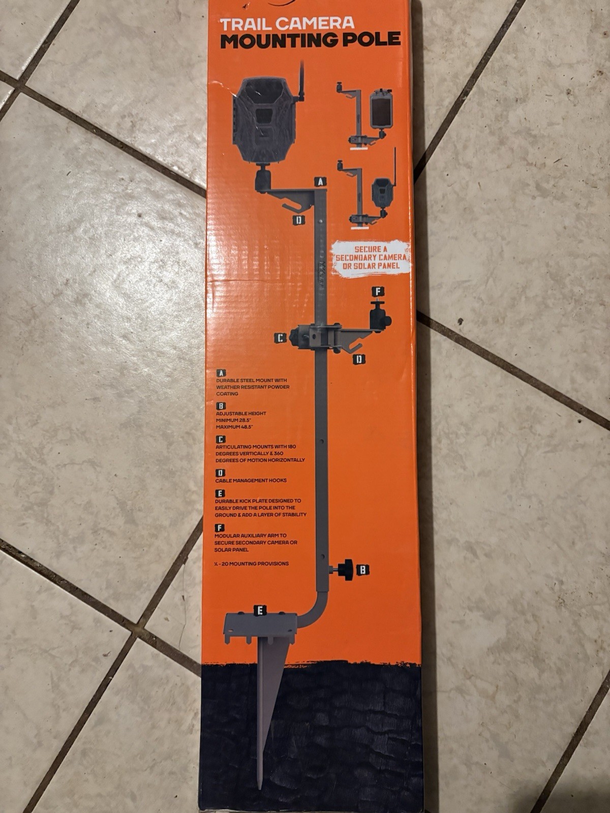 Wild game Trail Camera Mounting Pole