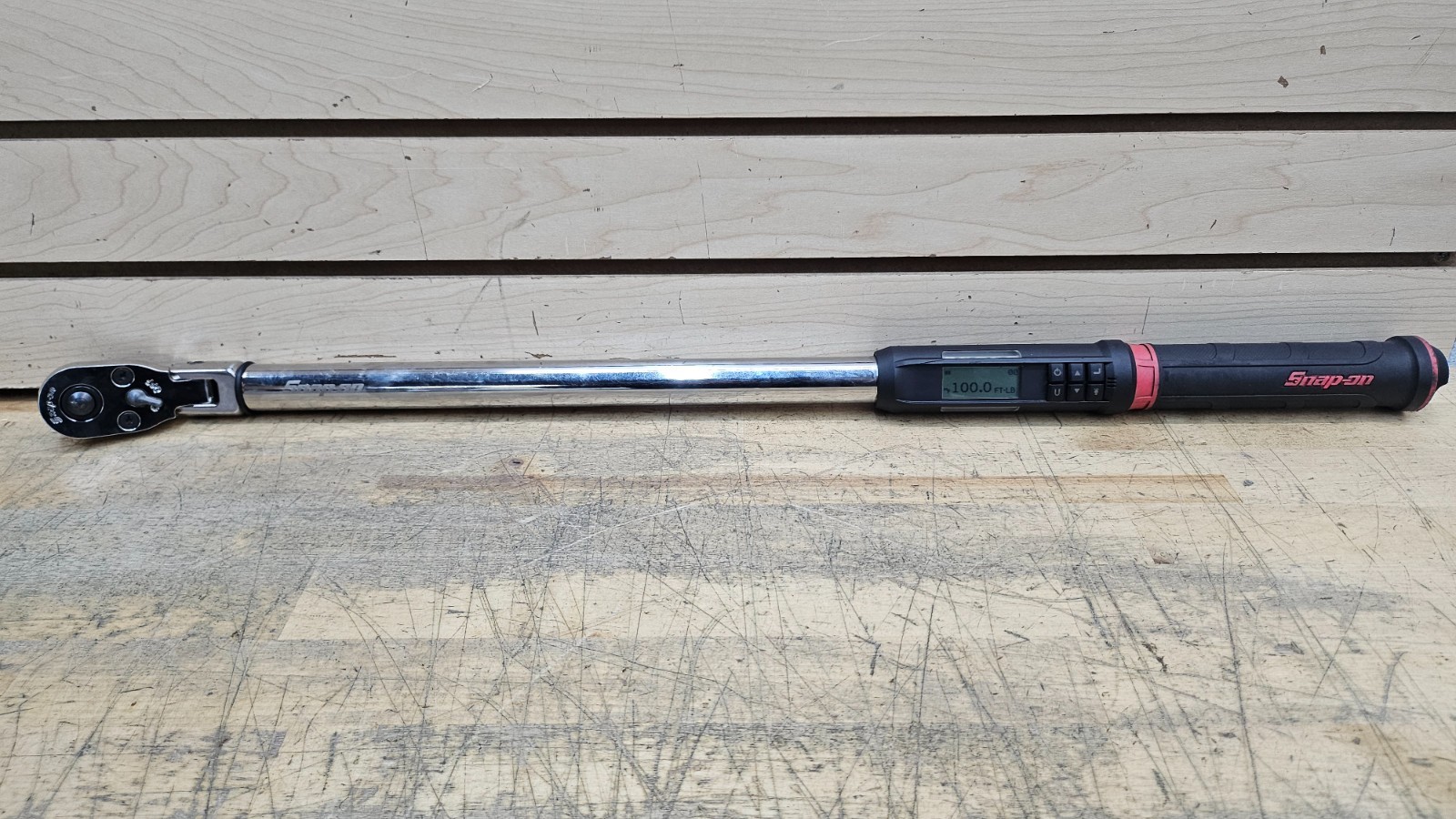 Snap-on 1/2" Drive Flex-Head Quick-Release Torque Wrench ATECH3FQ300B