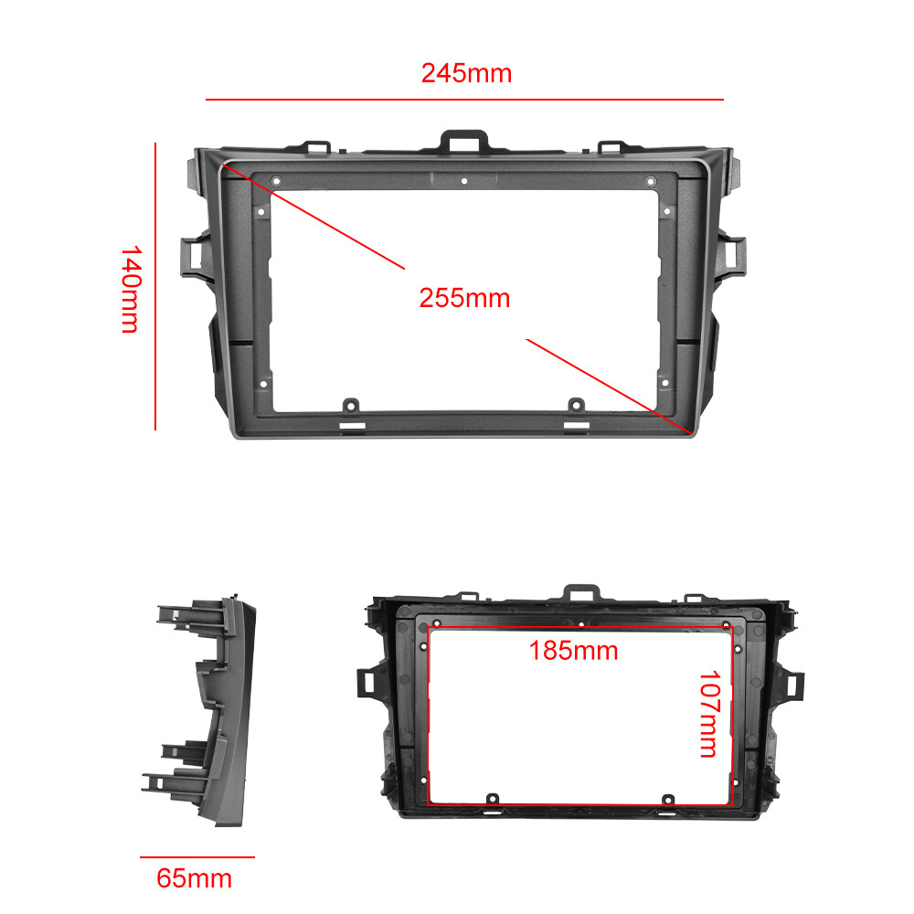 Apple Carplay For Toyota Corolla 2009-2013 Car Stereo Radio Android 15 GPS WIFI