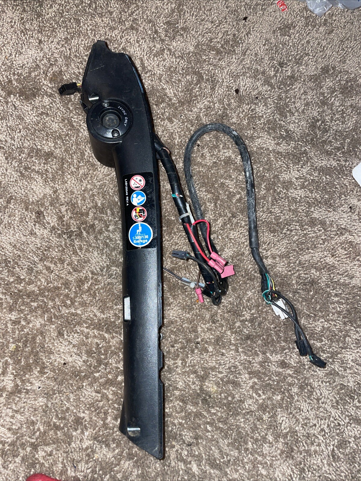 Tiller Handlebar Plastic For A Pride Jazzy Zero Turn Mobility Scooter Cmd36