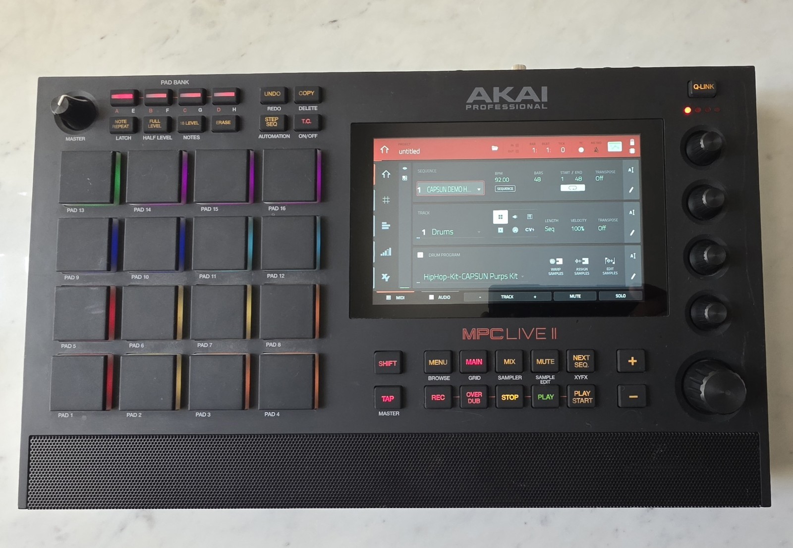 Akai MPC Live II — Standalone Music Production Workstation