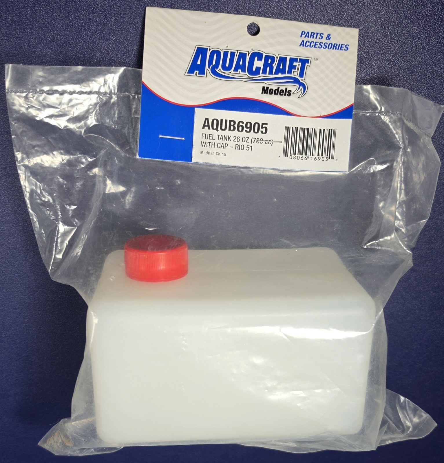 AquaCraft Model Fuel tank AQUB6905 for Rio 51 RC Boat 26oz