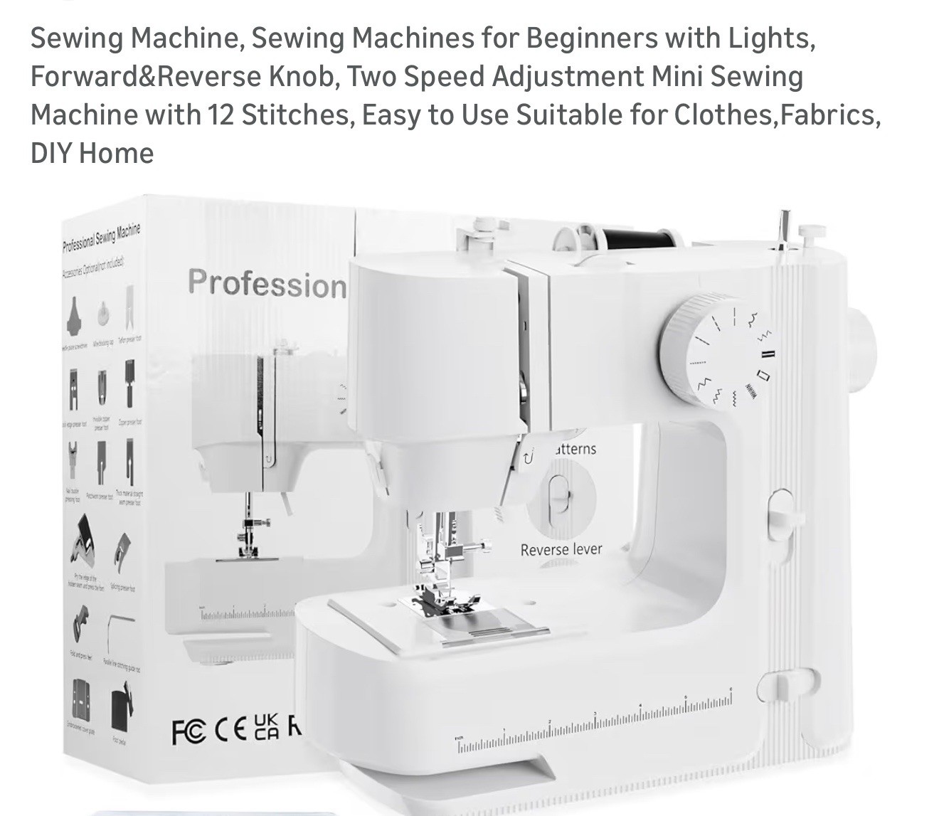 small portable sewing machine