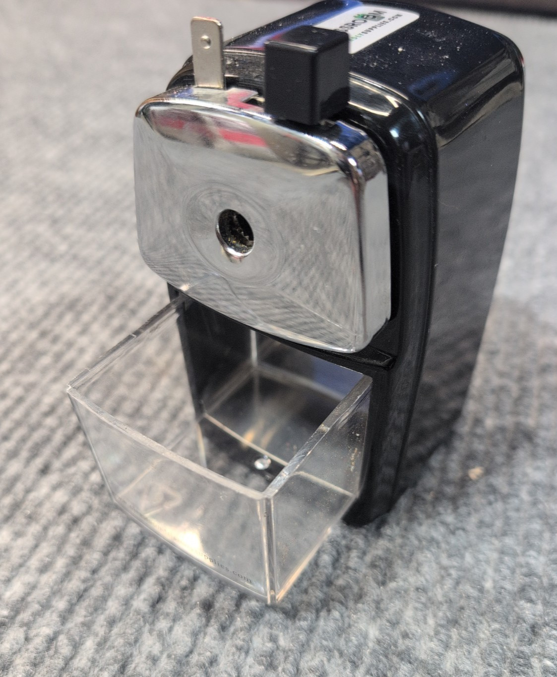 Black CLASSROOM FRIENDLY SUPPLIES Pencil Sharpener Manual