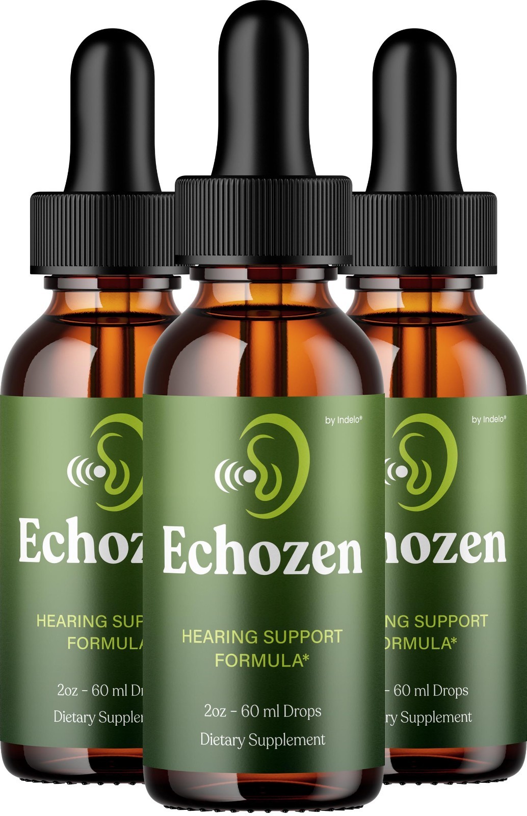 (3 Pack) Echozen – Echo Zen Liquid for Healthy Ear Drops Support Supplement