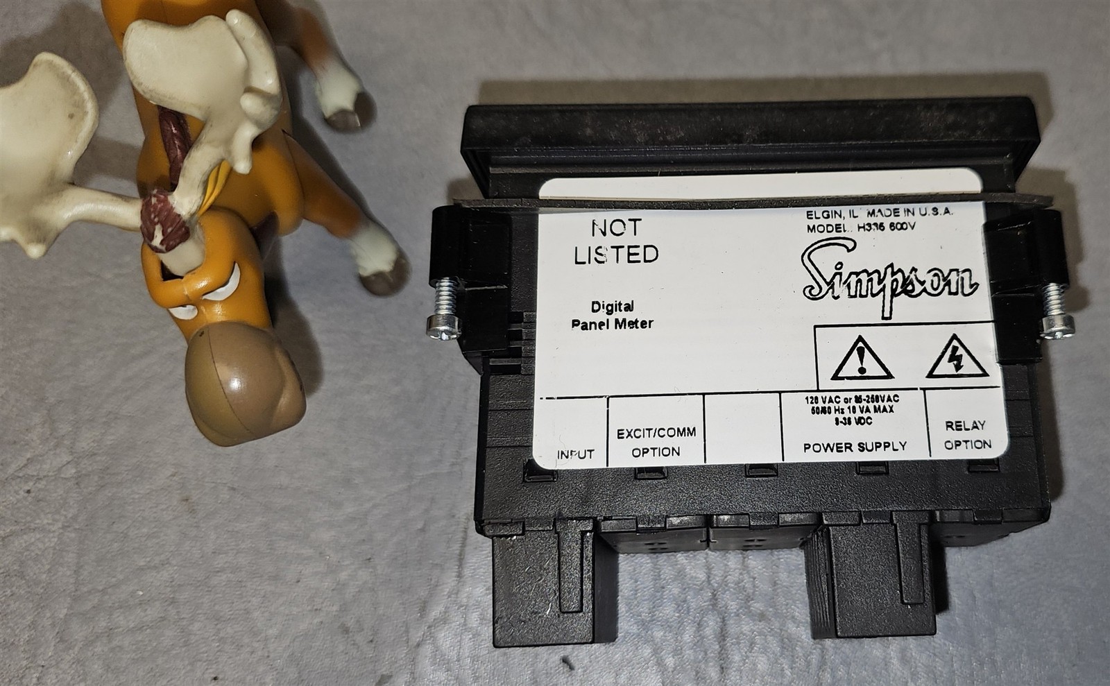 Simpson H335 600V Digital Panel Meter ACV H335135000