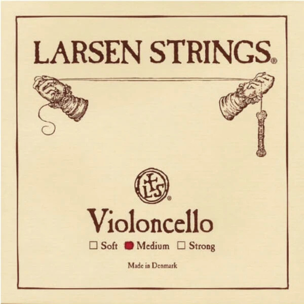 Larsen Original 4/4 Cello A, Medium Gauge, Authorized Dealer
