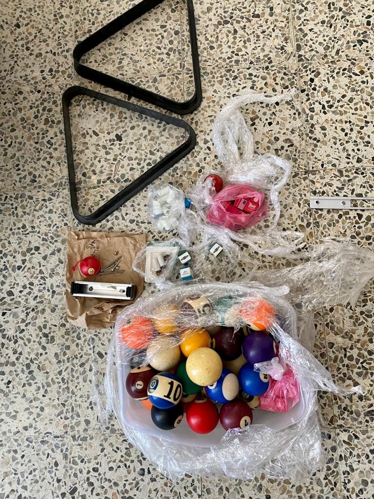 Pool Ball Lot Parts