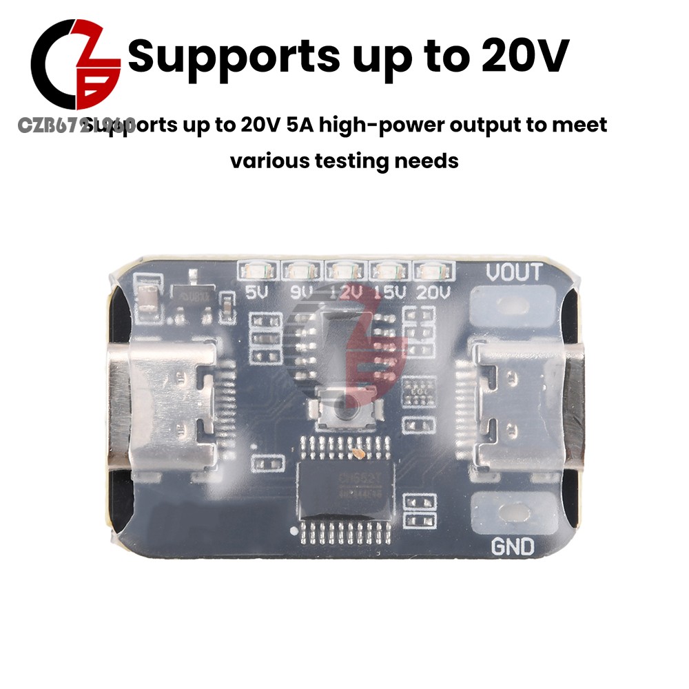 PD Fast Charging Deception Module PD2.0/3.0 Decoy Adjustable Voltage Aging Test