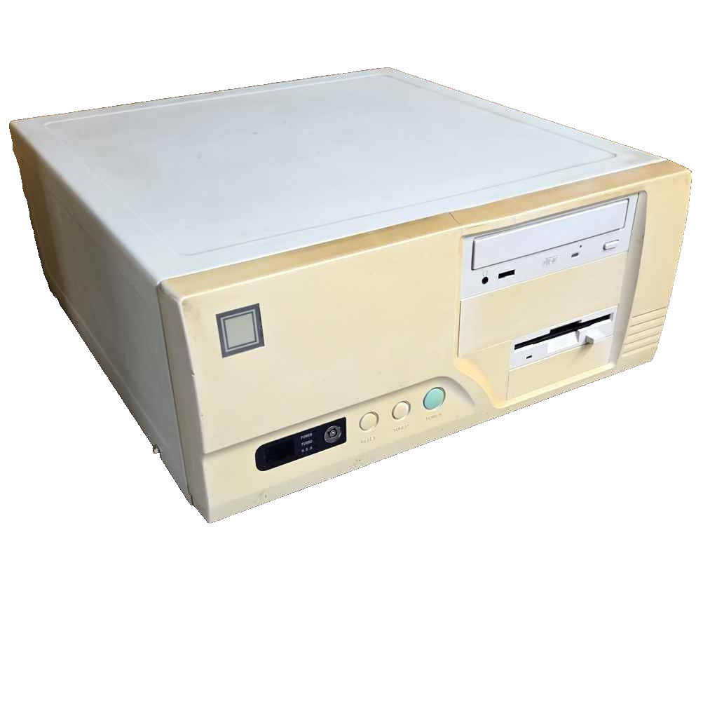 Vintage 1996 PC Chips M919 Baby AT desktop, AMD 5x86-133, 540MB, CD, Windows 95