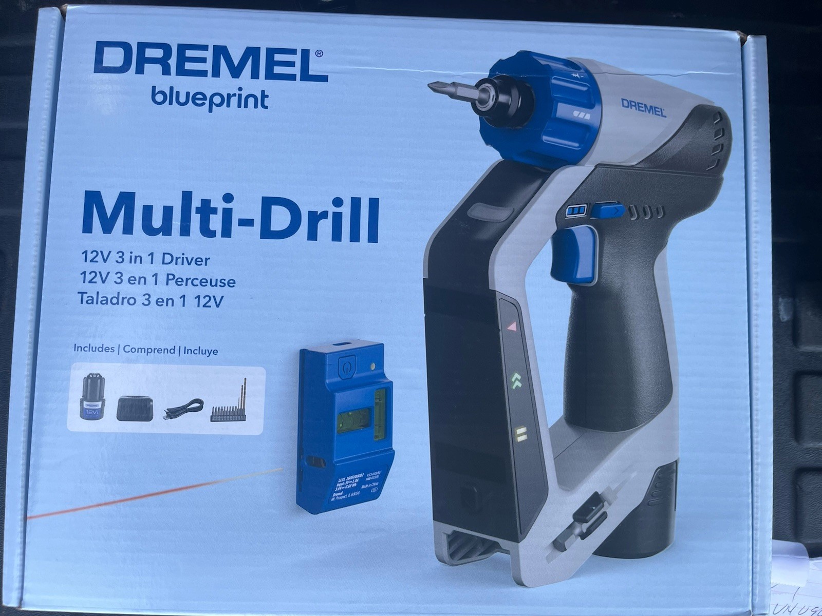 Dremel Blueprint 12V 3-in-1 Driver Multi-Drill Kit (F013DD12AA) NEW Free Ship!