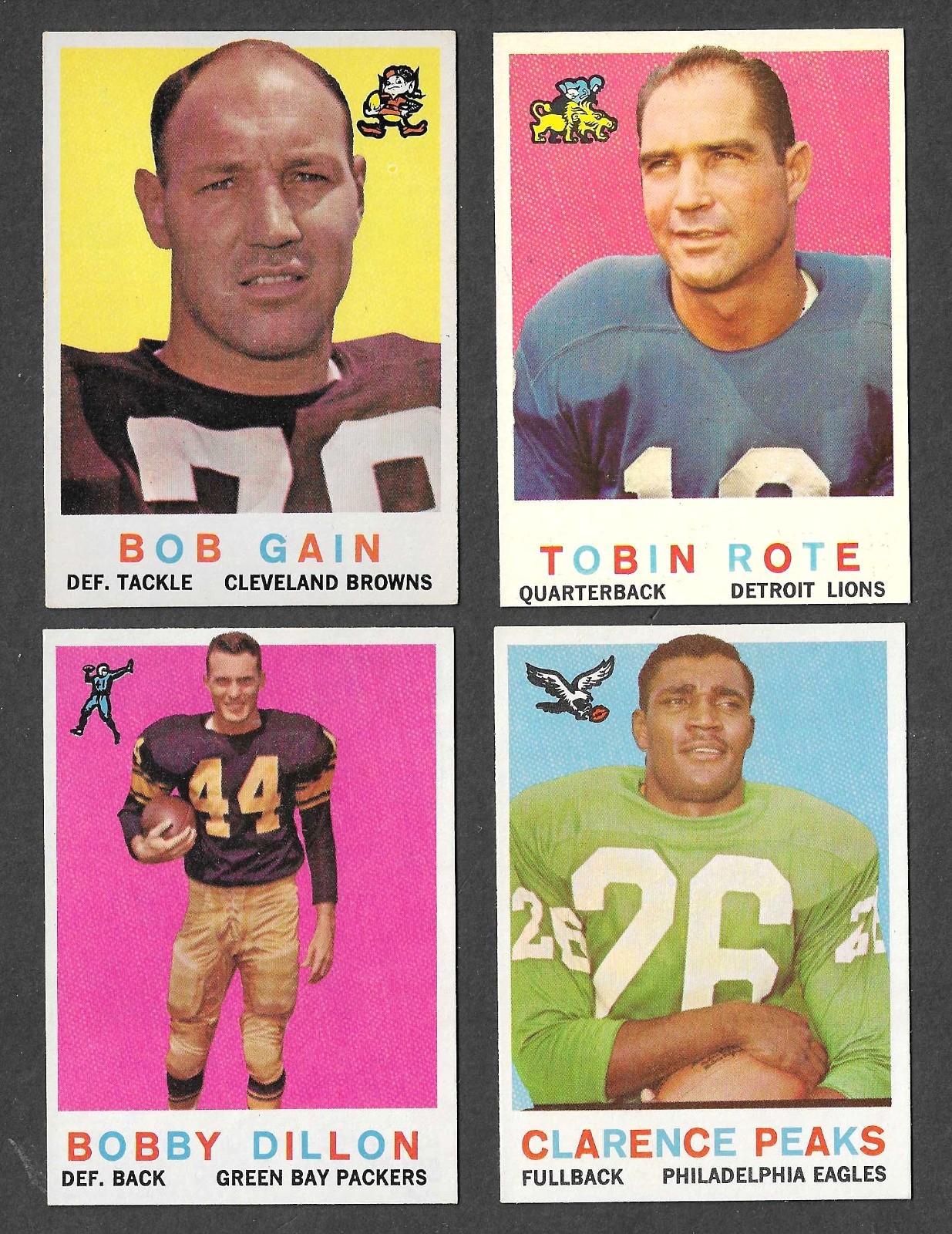 1959 Topps Football Set Break!  Choose Your Card (#002 to #176) FREE SHIPPING!