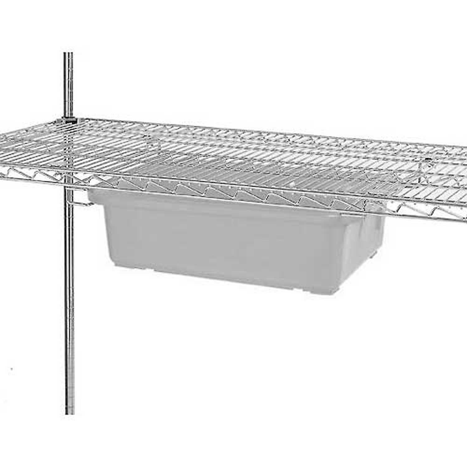 Global Industrial Single Box Slide for 18"D and 24"D Shelves - Pair
