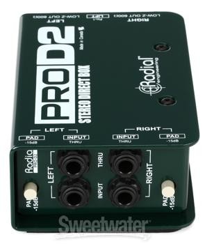 Radial ProD2 2-channel Passive Instrument Direct Box