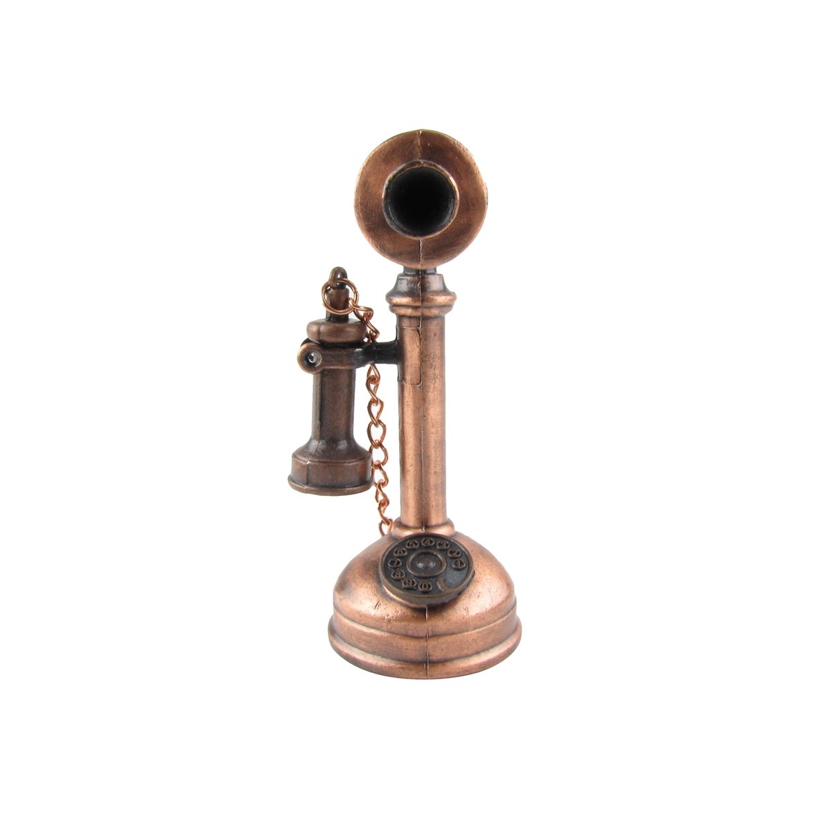1/4 Scale Dollhouse Miniature Candlestick Phone Metal Telephone Pencil Sharpener