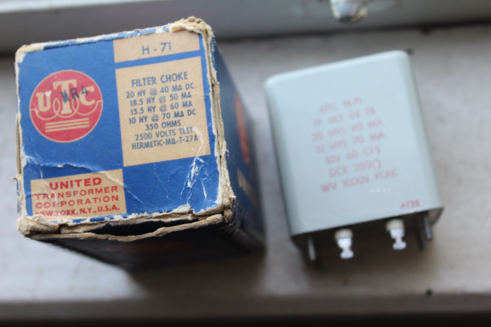 NOS UTC H-71 potted choke