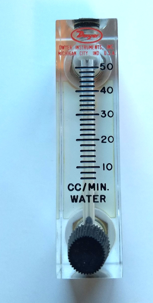 Dwyer Series VFA Visi-Float 0-50cc/min Water Flow Meter