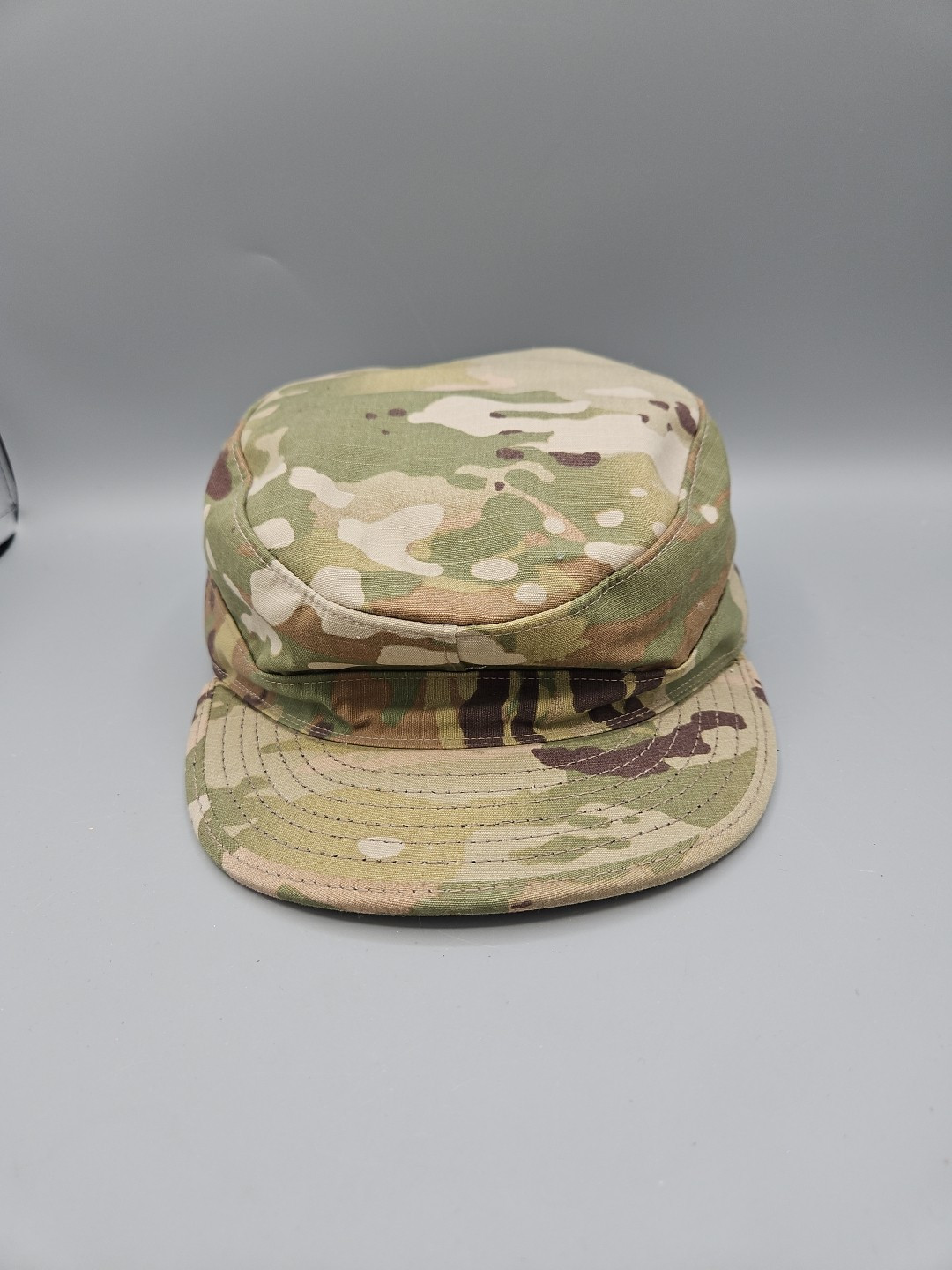 US Army OCP Camo Camouflage Military Patrol Cap Hat Size 7 1/8 Green Sekri