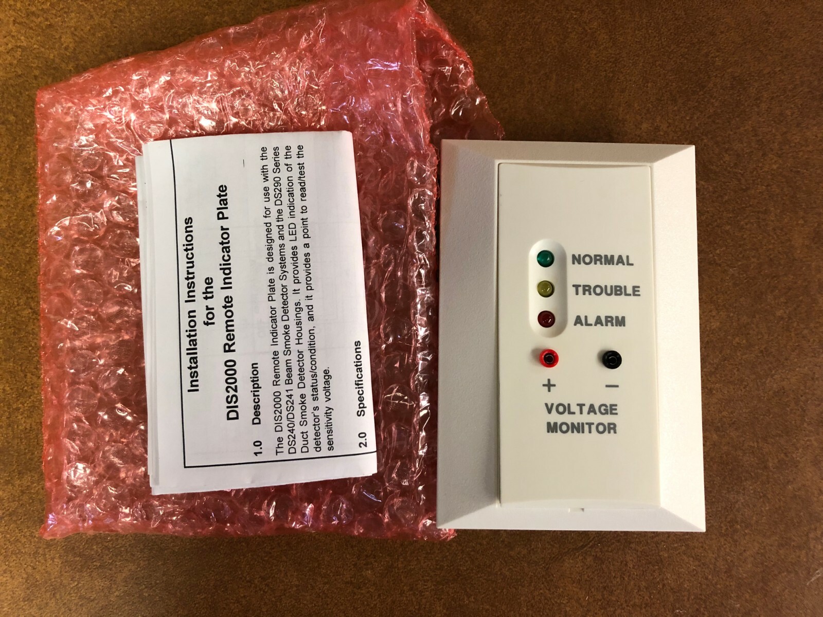 Detection Systems DIS2000 Remote Test Indicator Plate