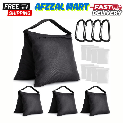 4 Packs Sandbags Weight Bags for Light Stand Photography Video Equipment, Heavy