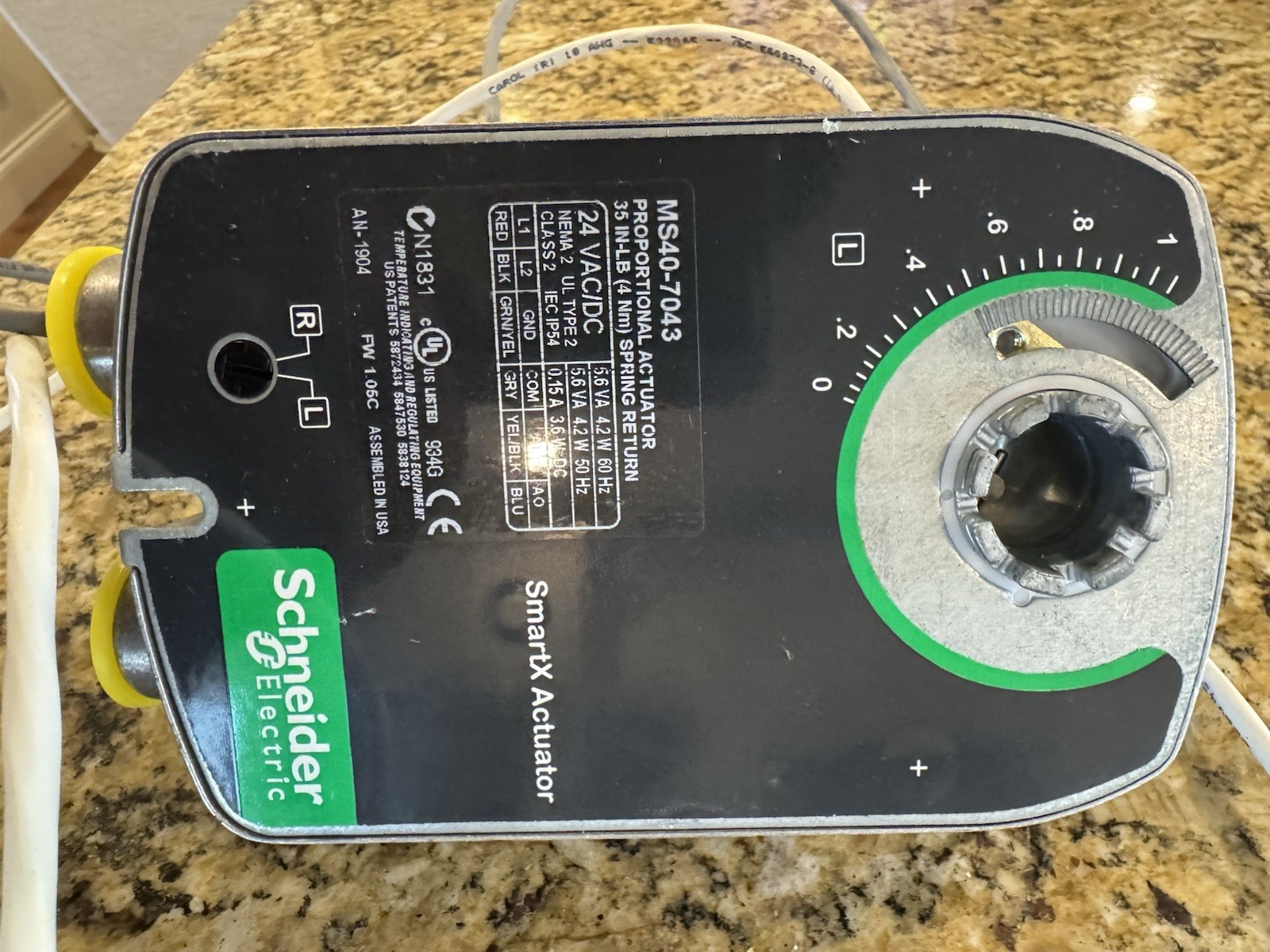 Schneider Electric MS40-7043 SmartX Proportional Actuator