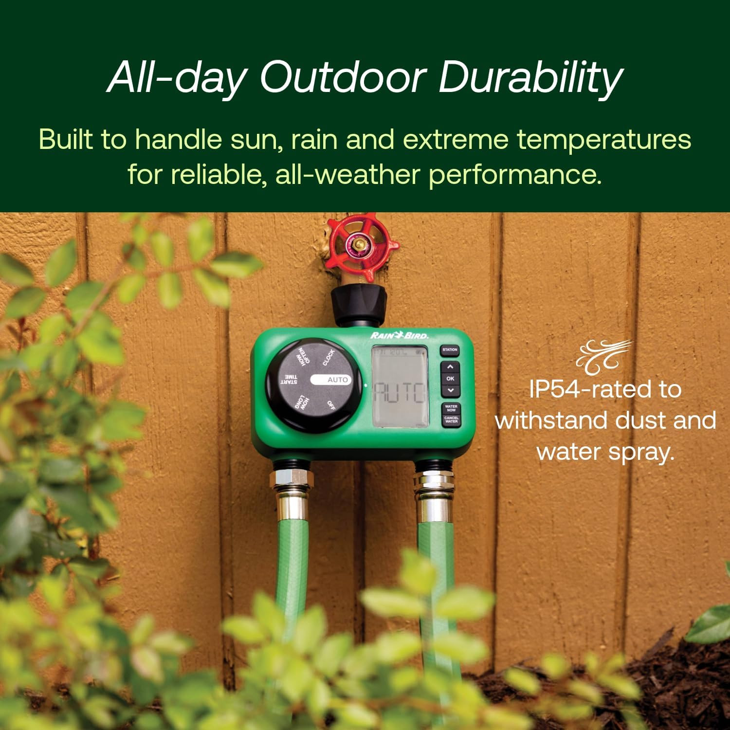 HET200 Electronic Digital Hose End Watering/Irrigation Timer, Battery Operated,