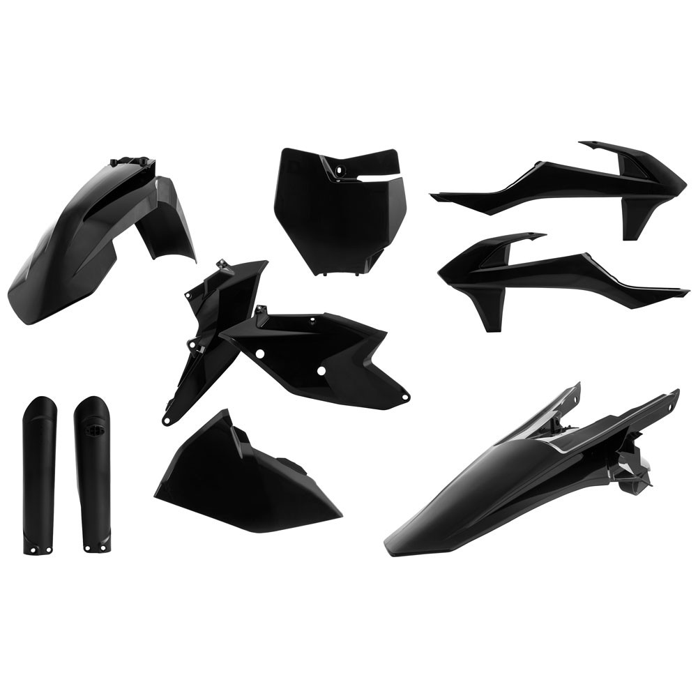 Acerbis Full Plastic Kit Black For KTM 450 SX-F 2016-2018