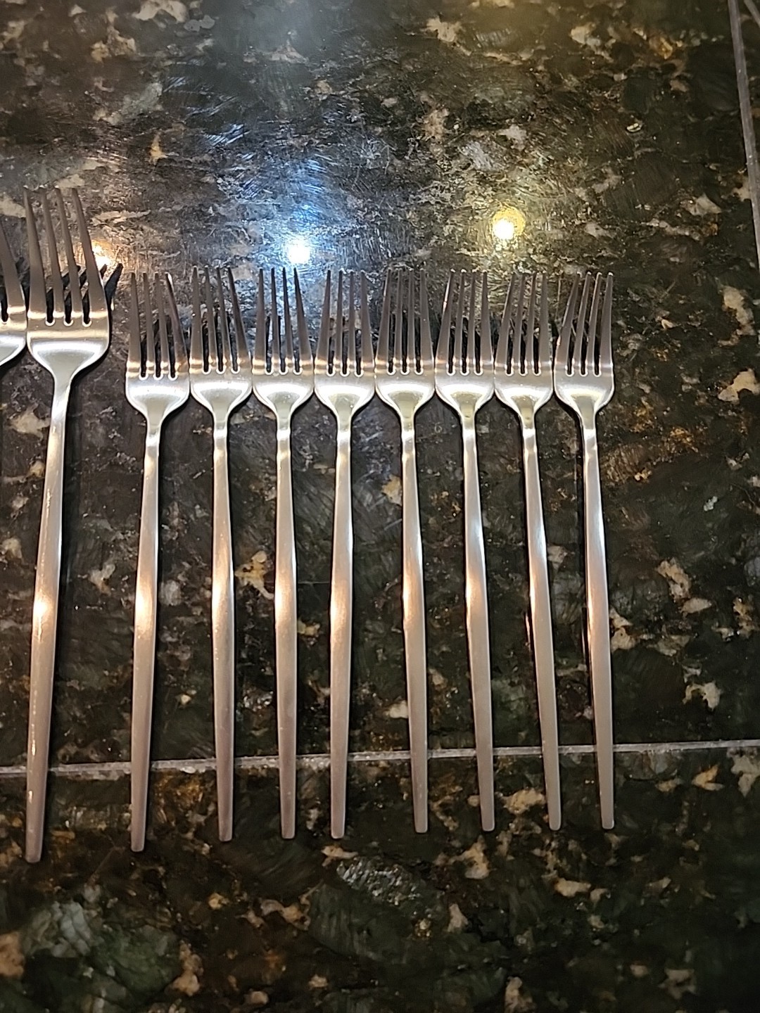 MCM Modern Stainless Flatware Set of 37 Pc.