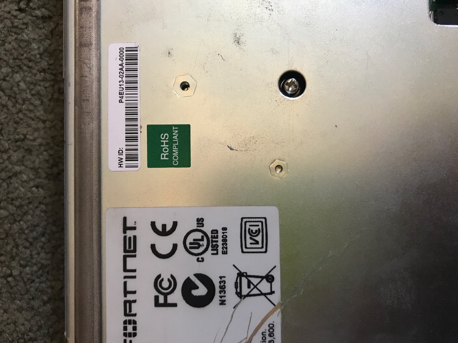 Fortinet FortiController 5208 Computer Board Firewall Assembly Used