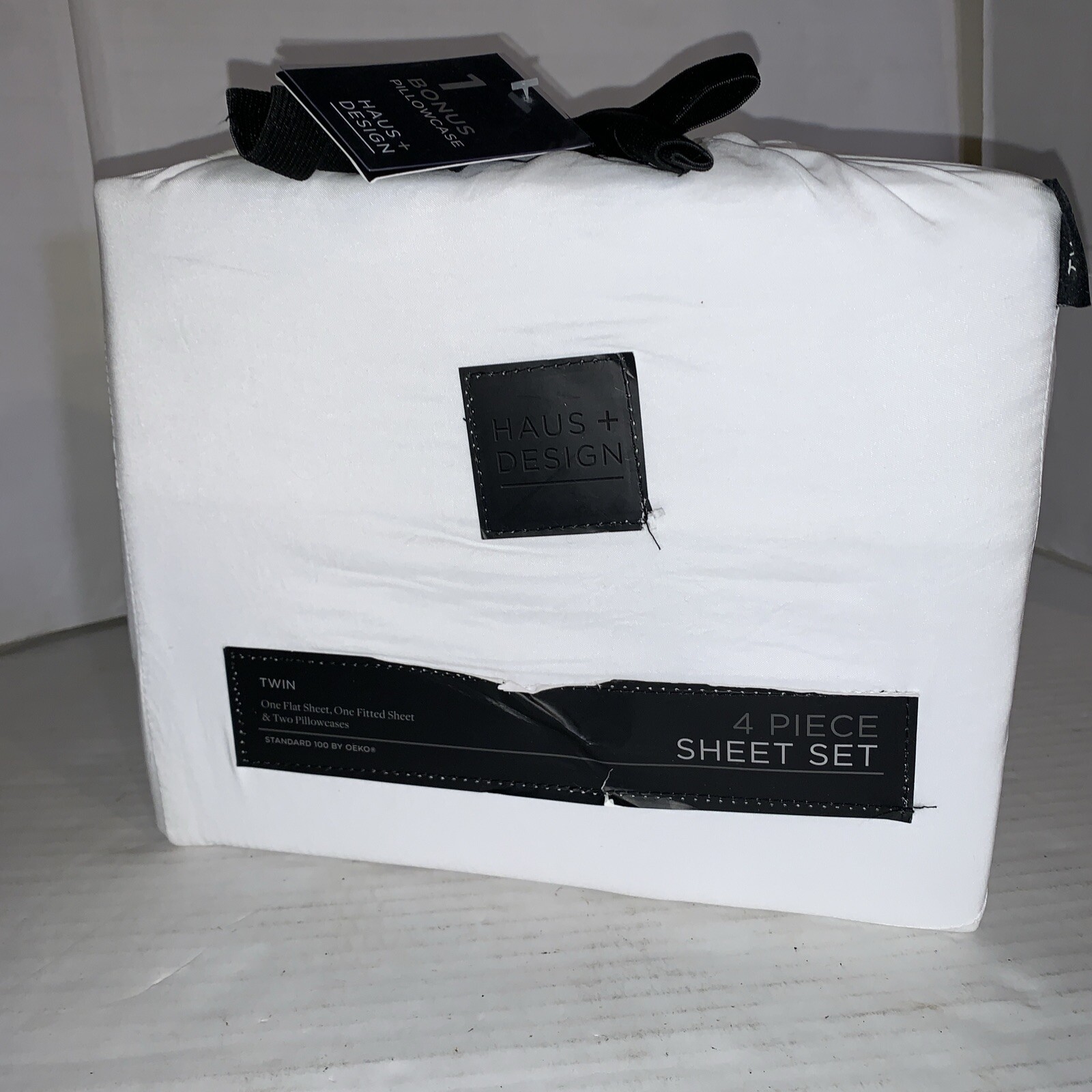 Haus And Design 4 Piece Twin Sheet Set Soft Elegant Modern Contemporary Bedding