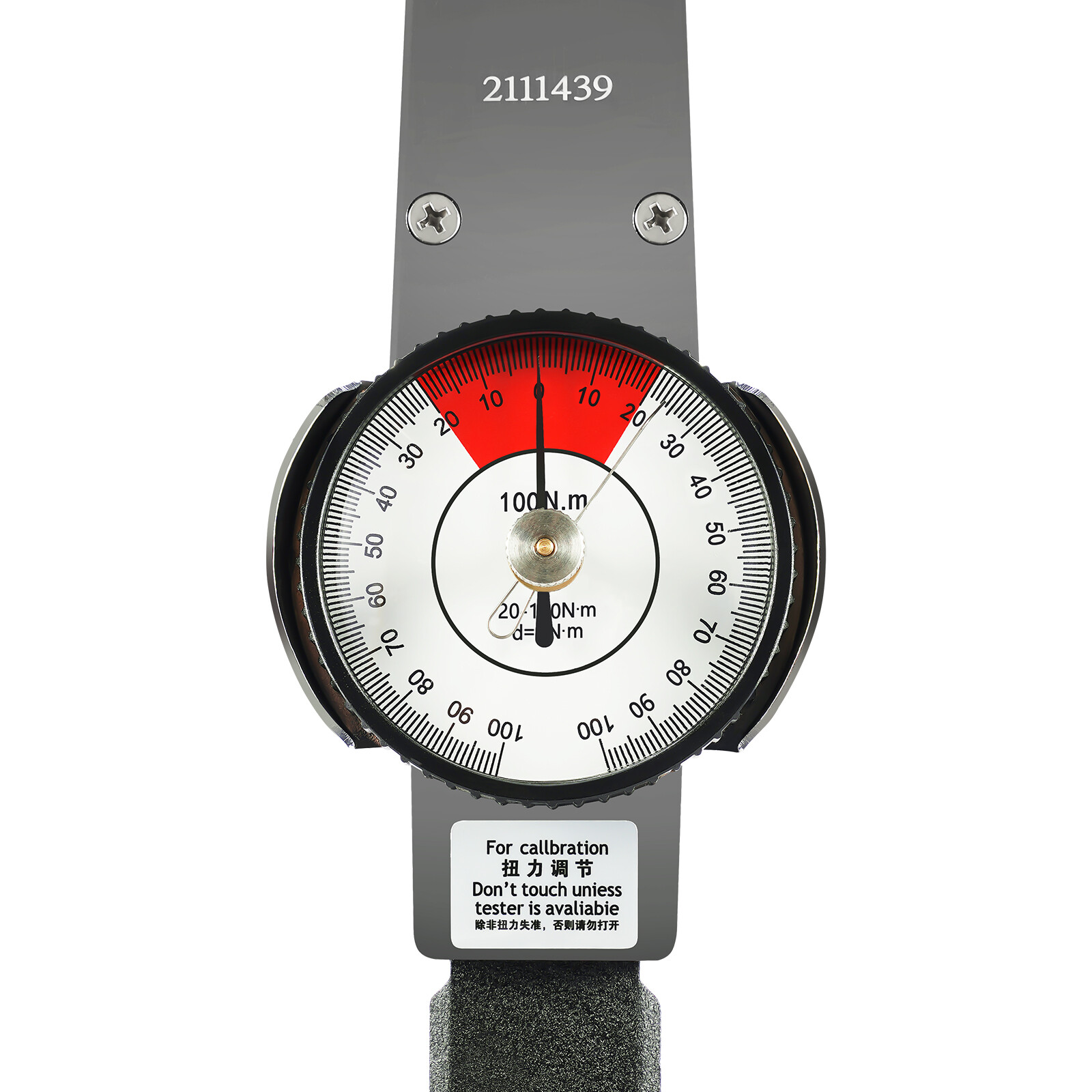 2-dir Dial Indicator Torque Wrench Indicating Torquemeter Torque Testing0-100n.m