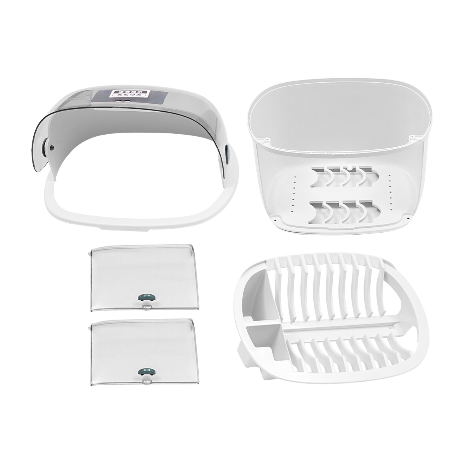 2 Tier Kitchen Dish Drying Rack Plastic Drying Rack 2-tier Dish Drying Rack